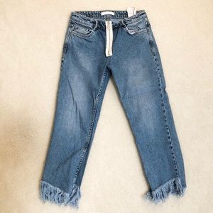 Zara O-Ring Straight Leg jeans